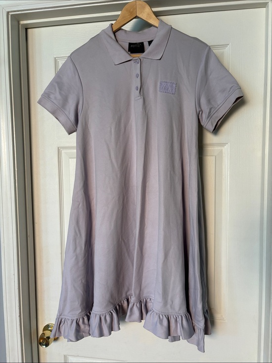 Puma Fenty Dresses & Skirts - Puma by Rihanna / Fenty Lilac Sporty Ruffled Polo Dress